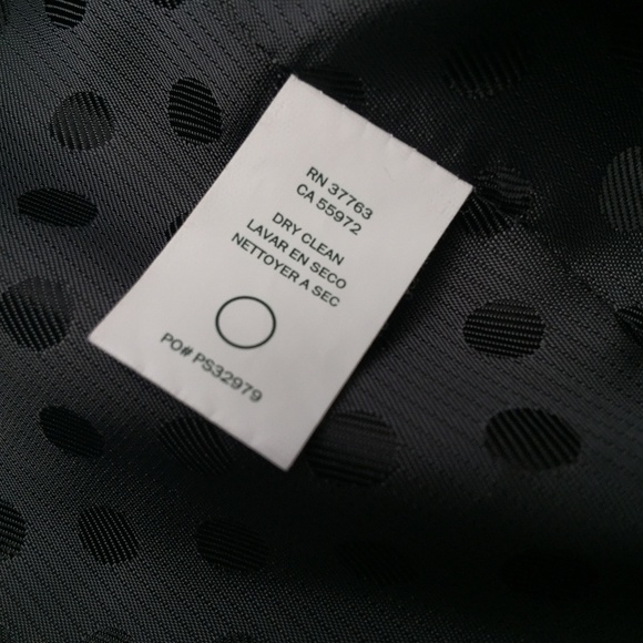 Perry Ellis Houndstooth Grey Suit Vest Large L - Picture 6 of 7